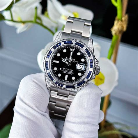 submariner rolex bicolor|rolex submariner with diamond bezel.